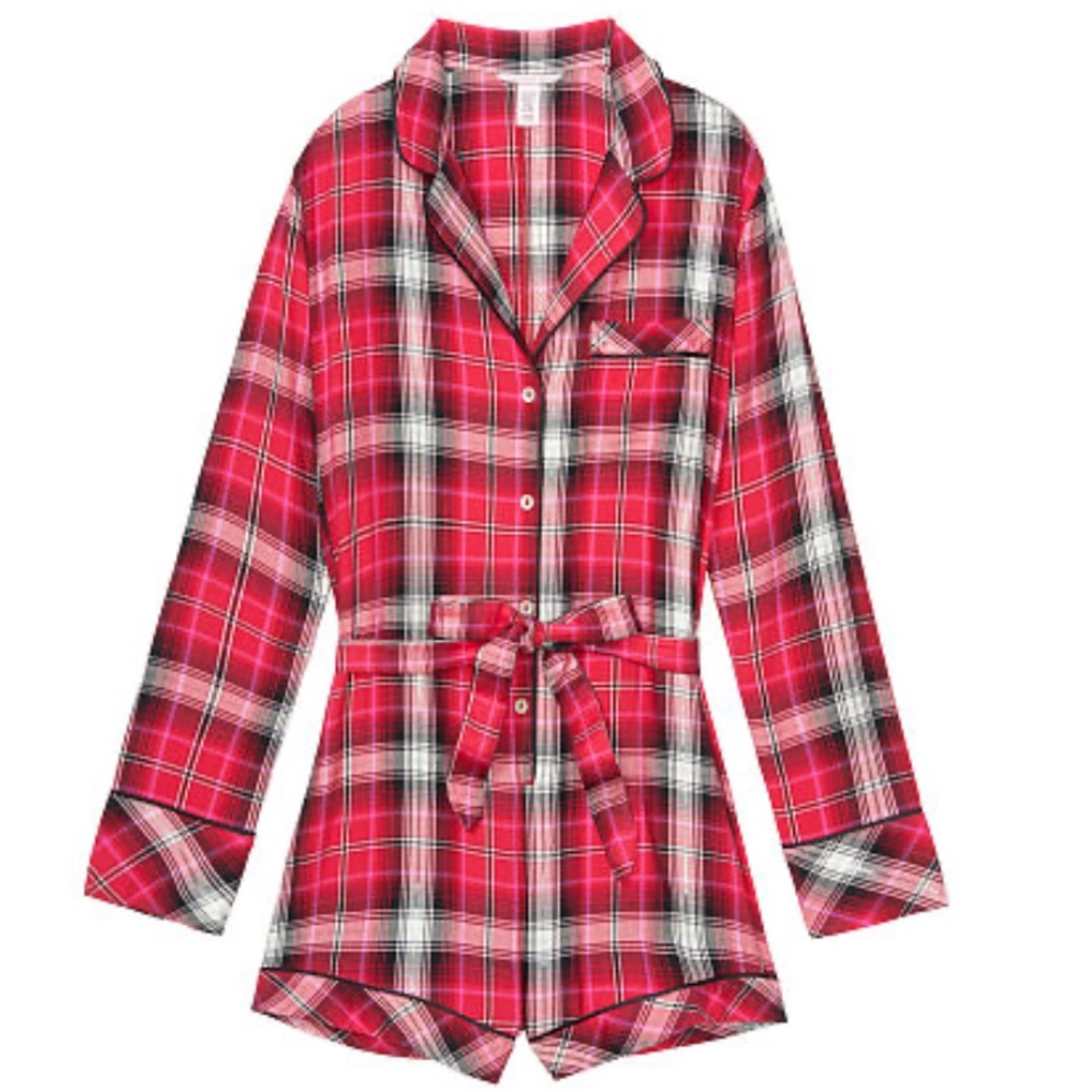 NEW VS flannel sleep romper - Picture 2 of 3